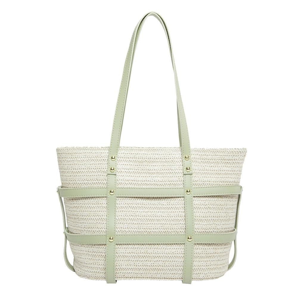 Straw Tote Bag Woven Carryall Bag Large Hobo Bag Handmade Beach :')
